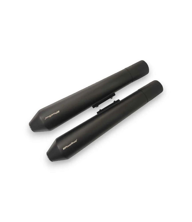 Powerage Long Slip-On Exhaust for Royal Enfield Interceptor 650 & Continental GT 650 – Black Finish