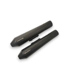 Powerage Short Slip-On Exhaust for Royal Enfield Interceptor 650 & Continental GT 650 – Black Finish