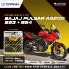 Ceramic Brake Pads For Bajaj Pulsar AS200 BS3 + BS4 - Rear - CRM359 - 1 Set - CRANK1