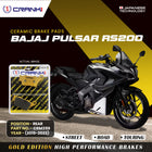 Ceramic Brake Pads For Bajaj Pulsar RS200 (2015-2023) - Rear - CRM359 - 1 Set - CRANK1