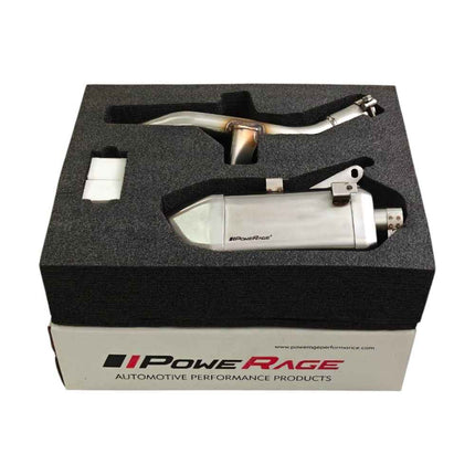 Powerage Slip-On Exhaust for Royal Enfield Himalayan 450 — Single & Dual O₂ Sensor Variants