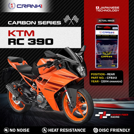 CRANK1 Carbon Brake Pads for KTM RC 390