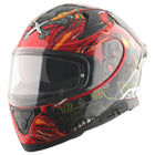 Axor Apex Ascetic full face helmet in Red Grey