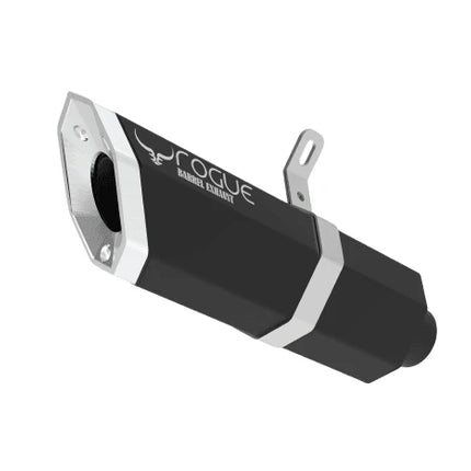 Barrel Rogue Performance Exhaust with Decat Pipe for Bajaj Pulsar NS / RS 200