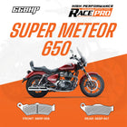 66BHP Race Pro sintered brake pads for Royal Enfield Super Meteor 650