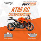 66BHP Race Pro sintered brake pads for KTM Duke and RC series