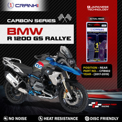CRANK1 Brake Pads for BMW R 1200 GS Rallye — Sintered, Front & Rear