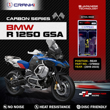 CRANK1 Brake Pads for BMW R 1250 GSA — Sintered, Front & Rear
