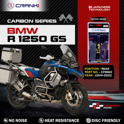 CRANK1 Brake Pads for BMW R 1250 GS — Sintered, Front & Rear