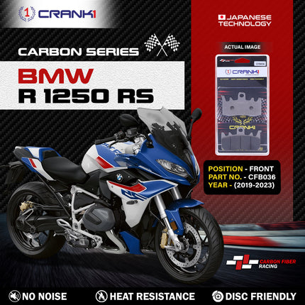 CRANK1 Brake Pads for BMW R 1250 RS — Sintered, Front & Rear