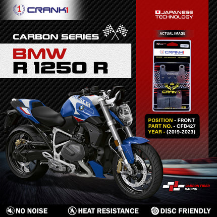 CRANK1 Brake Pads for BMW R 1250 R — Sintered, Front