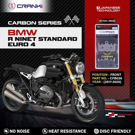 CRANK1 Brake Pads for BMW R nineT Standard Euro 4 — Sintered, Front