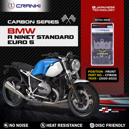CRANK1 Brake Pads for BMW R nineT Standard Euro 5 — Sintered, Front