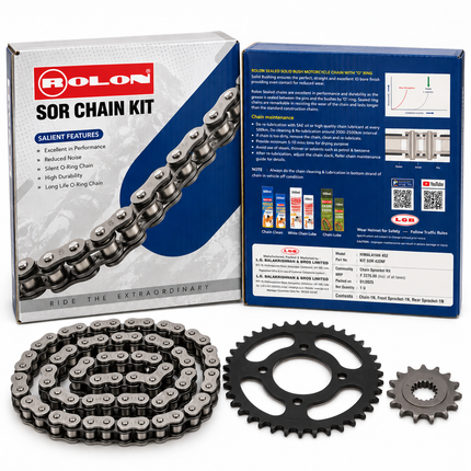 Rolon Chain and Sprocket Kit for Royal Enfield Himalayan 450 and Himalayan 452, SOR 432 NF