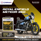 Ceramic Brake Pads For Royal Enfield Meteor 350 (2022) - Front - CRM479 - 1 Set - CRANK1