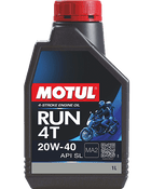 Motul RUN 4T 20W-40 Mineral Commuter Motorcycle Engine Oil 1L