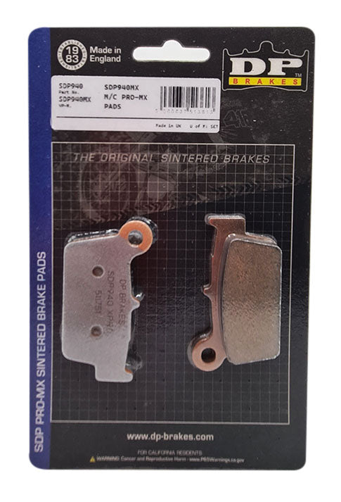 DP Brakes SDP940 brake pads – SDP Pro-MX