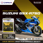 Ceramic Brake Pads For Suzuki GSX-R750 (2012-2020) - Rear - CRM471 - 1 Set - CRANK1