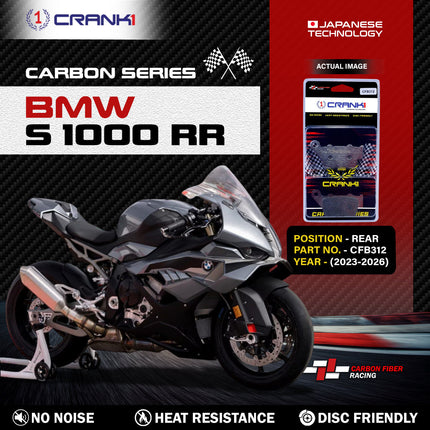 CRANK1 Brake Pads for BMW S 1000 RR — Sintered, Front & Rear