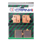 CRANK1 Brake Pads for BMW S 1000 RR, Sintered, Front & Rear, in retail packaging