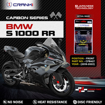 CRANK1 Brake Pads for BMW S 1000 RR — Sintered, Front & Rear