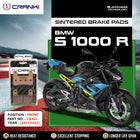 Sintered Brake Pads For BMW S 1000 R (2021-2022) - Front - CB427 - 2 Sets Required - CRANK1
