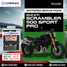 Sintered Brake Pads For Ducati Scrambler 1100 Sport Pro (2020-2024) - Front - CB036 - 2 Sets - CRANK1