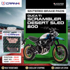 Sintered Brake Pads For Ducati Scrambler Desert Sled 800 (2017-2018) - Rear - CB312 - 1 Set - CRANK1