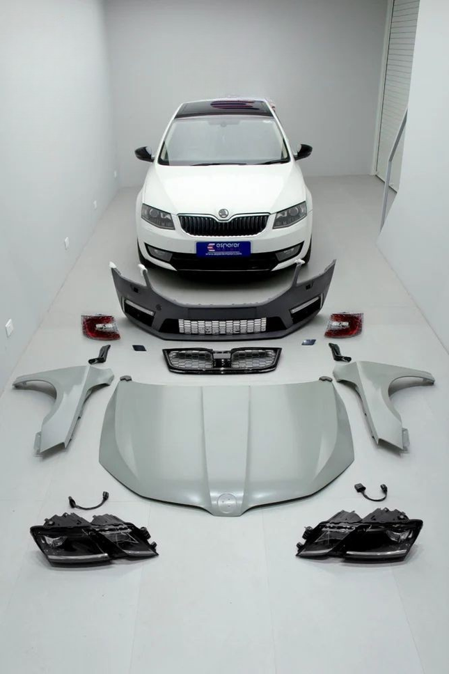 Skoda Octavia vRS Kit detail