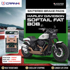 Sintered Brake Pads For Harley Davidson Softail Fat Bob (2018 Onwards) - Front - CB692 - 2 Sets - CRANK1
