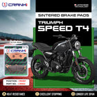 Sintered Brake Pads For Triumph Speed  T4 - Front - CB902 - 1 Set - CRANK1