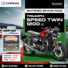 Sintered Brake Pads For Triumph Speed Twin 1200 (2022) - Front - CB744 - 2 Sets - CRANK1