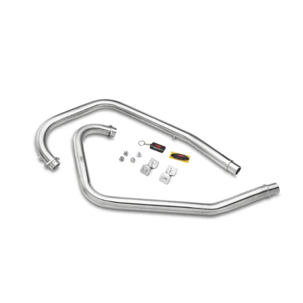 Red Rooster Stellar header pipe for Royal Enfield 650 twins-polish