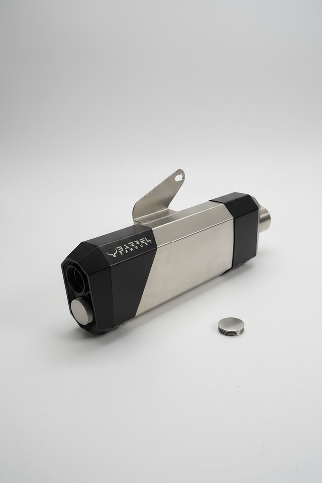 Barrel Storm Exhaust for Honda NX 500 - image 2