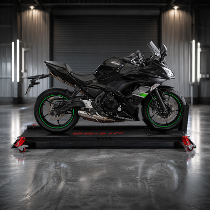 66bhp Super Paddock 360 degree rotatable motorcycle moving platform