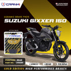 Ceramic Brake Pads For Suzuki Gixxer 150 - Rear - CRM281 - 1 Set - CRANK1