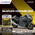 Ceramic Brake Pads For Suzuki Hayabusa (2013-2020) - Rear - CRM953 - 1 Set - CRANK1