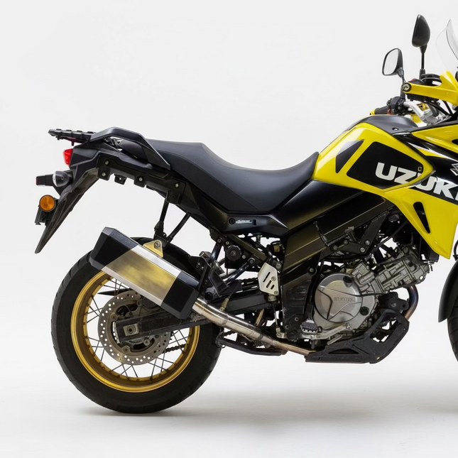Barrel Storm Exhaust for Suzuki V-Strom 650 with Mid Pipe - image 1