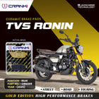 Ceramic Brake Pads For TVS Ronin (2025) - Rear - CRM269 - 1 Set - CRANK1
