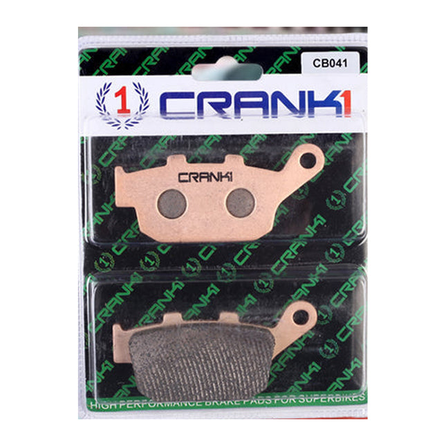 CRANK1 Brake Pads for Triumph Tiger 800 XCX, Sintered, Rear, in retail packaging