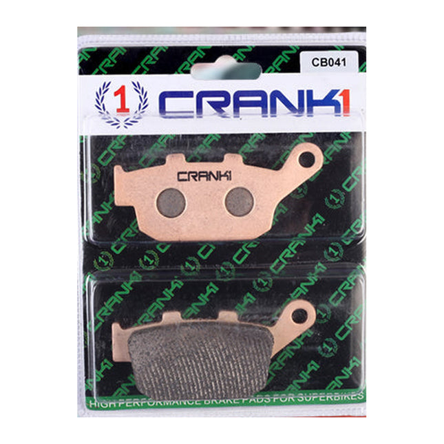CRANK1 Brake Pads for Triumph Tiger 800 XC, Sintered, Rear, in retail packaging