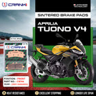 Sintered Brake Pads For Aprilia Tuono V4 (2021 Onwards) - Front - CB744 - 2 Sets - CRANK1