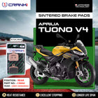 Sintered Brake Pads For Aprilia Tuono V4 (2021 Onwards) - Rear - CB662 - 1 Set - CRANK1