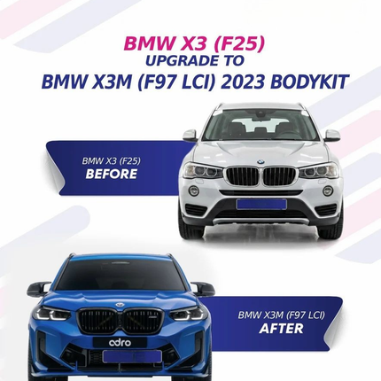 BMW X3(F25) Upgrade to BMW X3M(F97 LCI) 2023 Body Kit