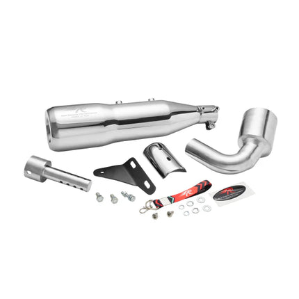 Red Rooster Altair Exhaust - Bajaj Dominar 250 & 400 (Polish / Matte / Black)