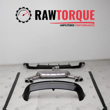 VW Golf MK8 Skirting Kit with Dual Tip Exhaust