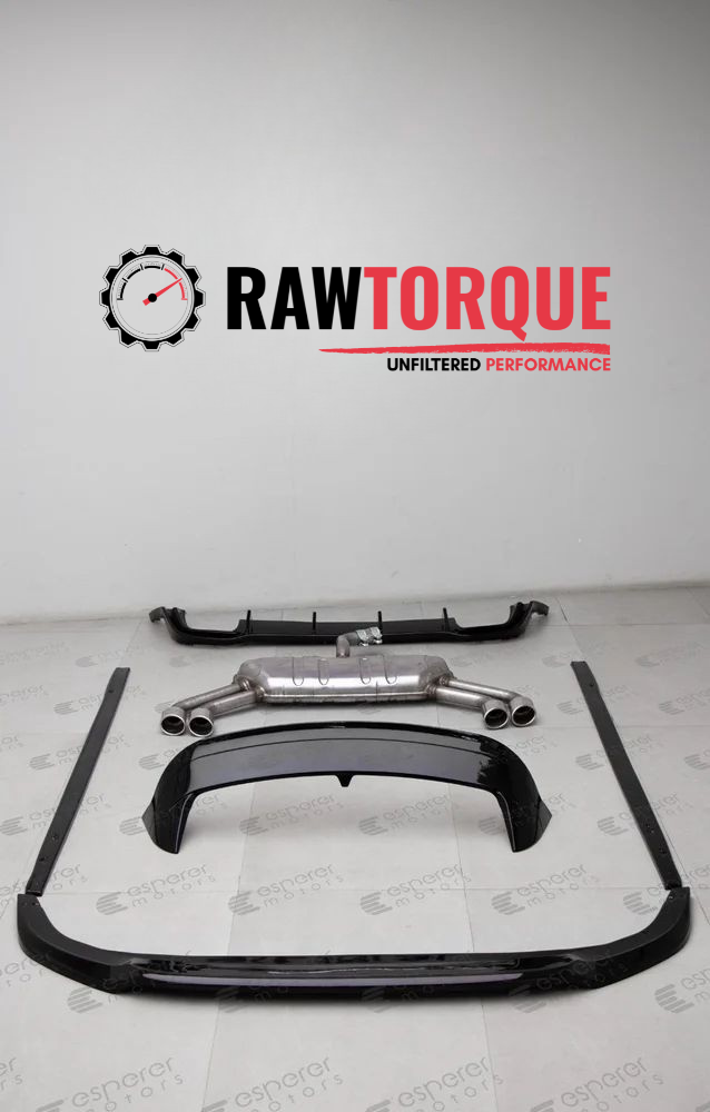 VW Golf MK8 Skirting Kit with Dual Tip Exhaust
