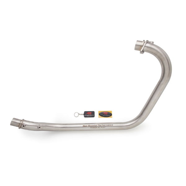 Red Rooster Vertex header pipe in matte finish for Royal Enfield Himalayan 411