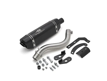 Red Rooster Performance Vertex Pro Exhaust for Royal Enfield Himalayan 450 – Black Finish