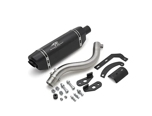 Red Rooster Performance Vertex Pro Exhaust for Royal Enfield Himalayan 450 – Black Finish